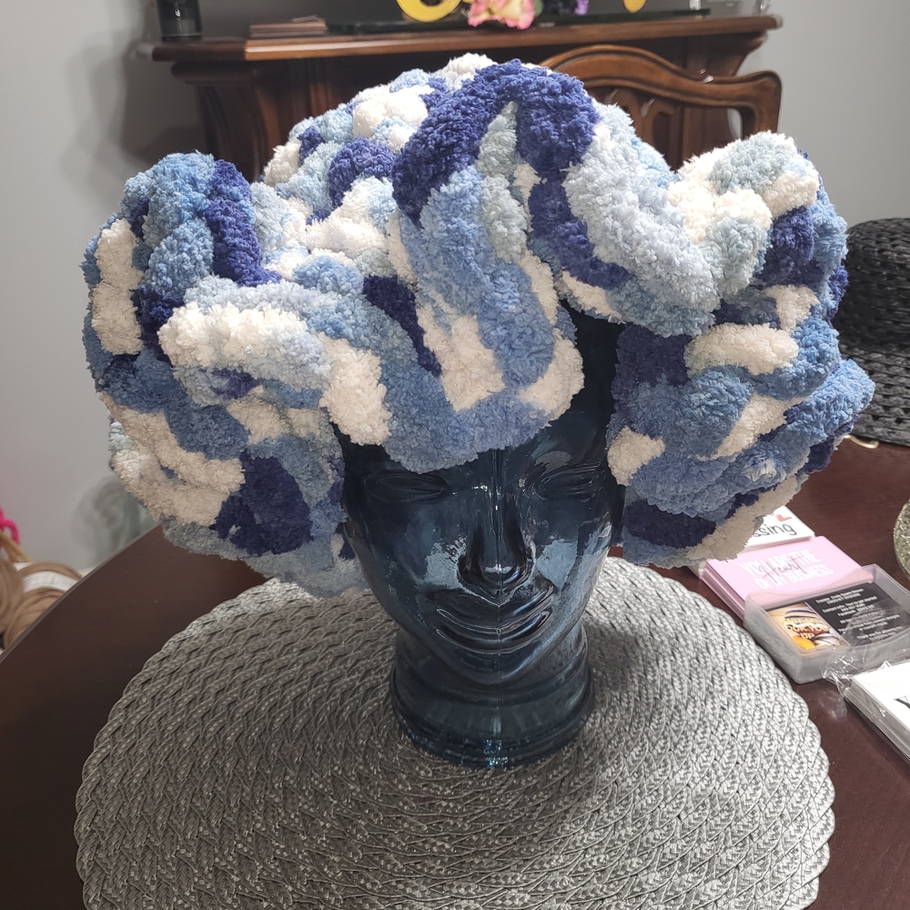 Fluffy Crochet Hat